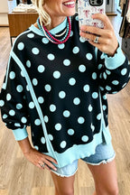 Polka Dot Crewneck Sweatshirt