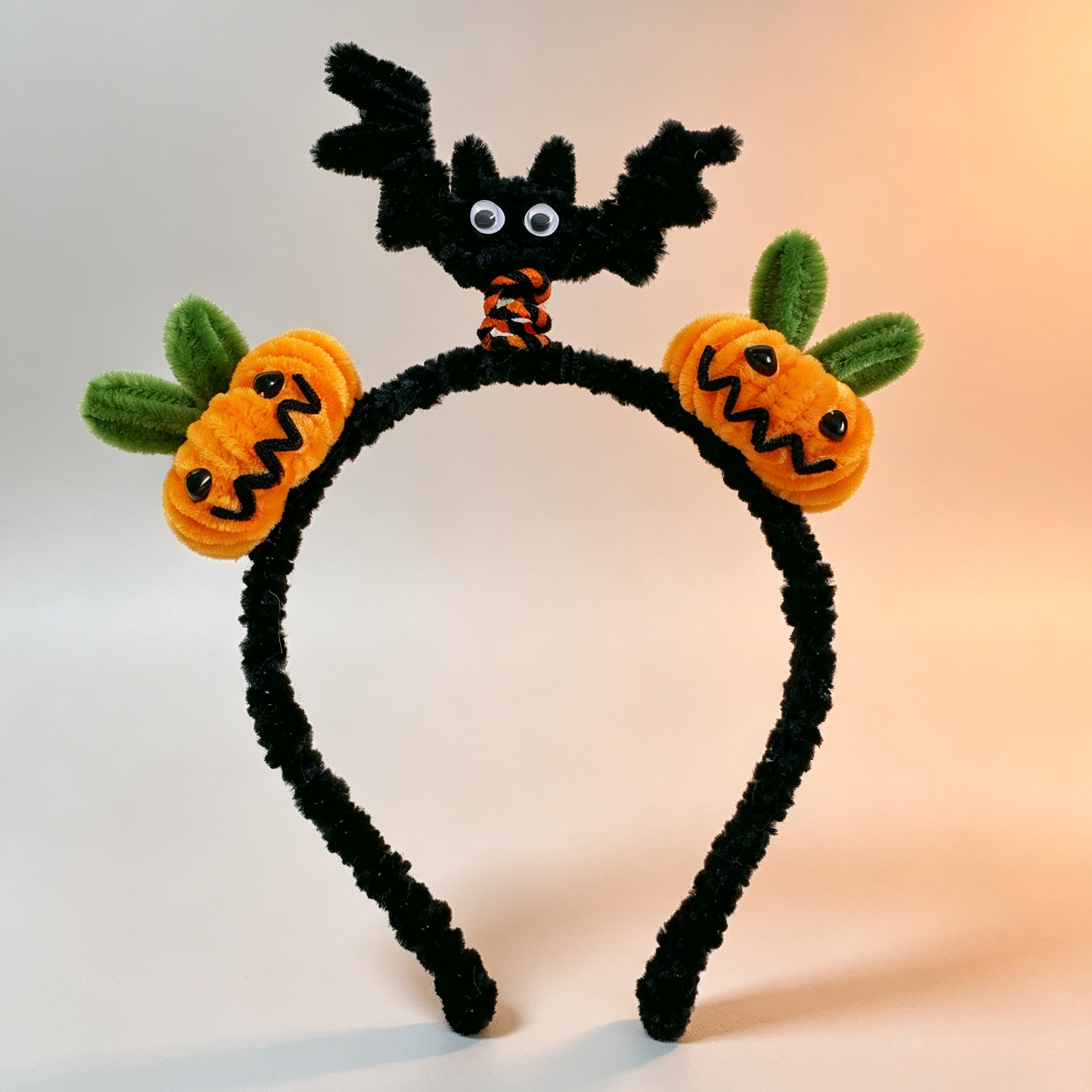 Handmade Halloween Pipe Cleaner Headband