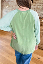 Floral Print Striped Raglan Sweatshirt