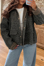 Leopard Print Zip Jacket