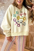 Equestrian Graphic Crew Sweatshirt