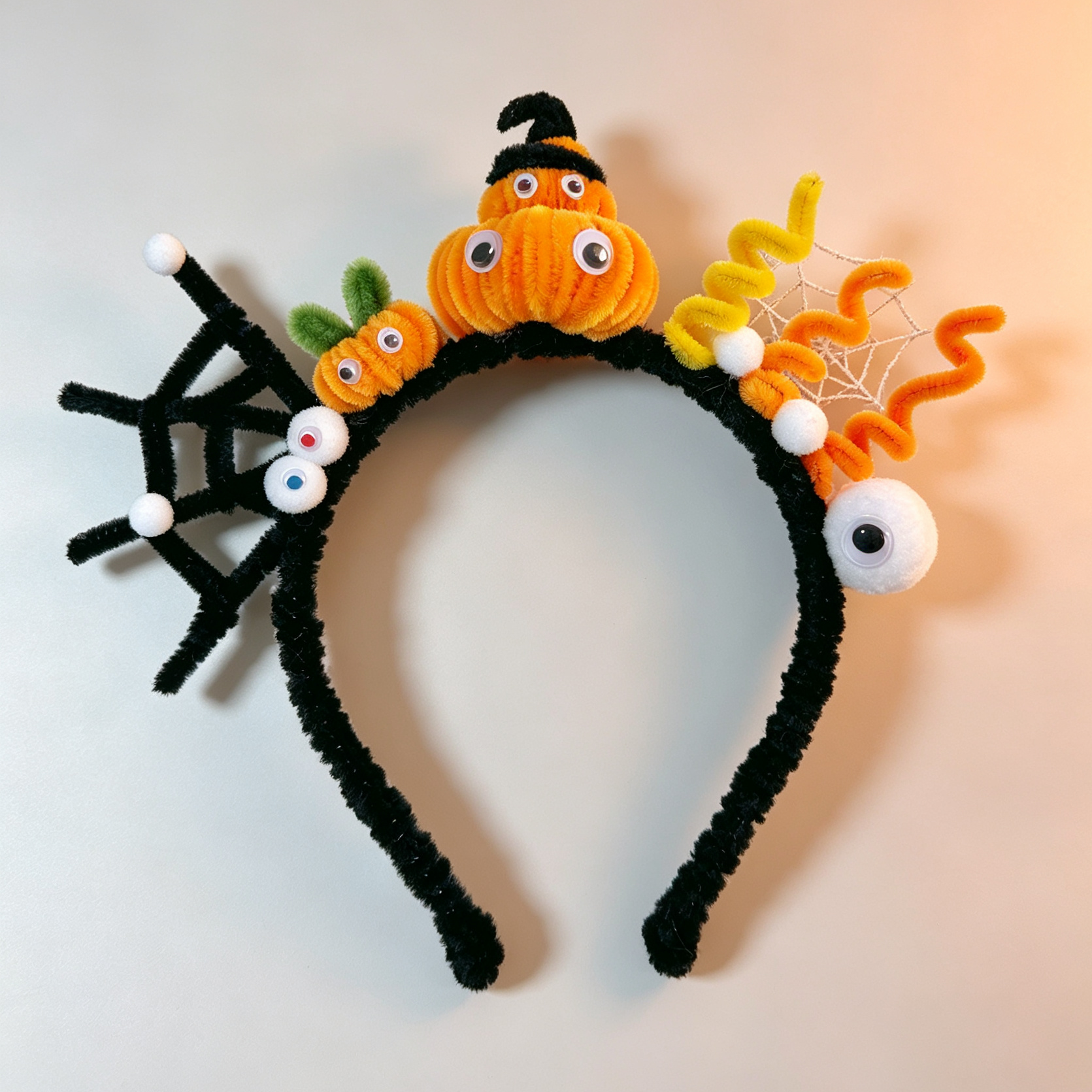 Handmade Halloween Pipe Cleaner Headband