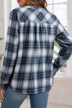Classic Plaid Long Sleeve Button Shirt
