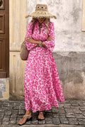 Leopard Print Tiered Maxi Dress