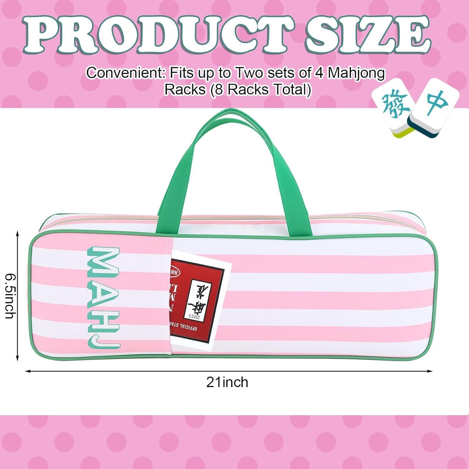 Premium Mahjong Rack Carrying Bag