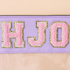 Clear Mahjong Tile Bag with Chenille Patches