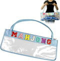 Clear Mahjong Tote with Shoulder Straps